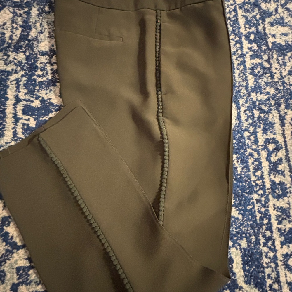 Banana Republic Green Ankle Cropped Pants